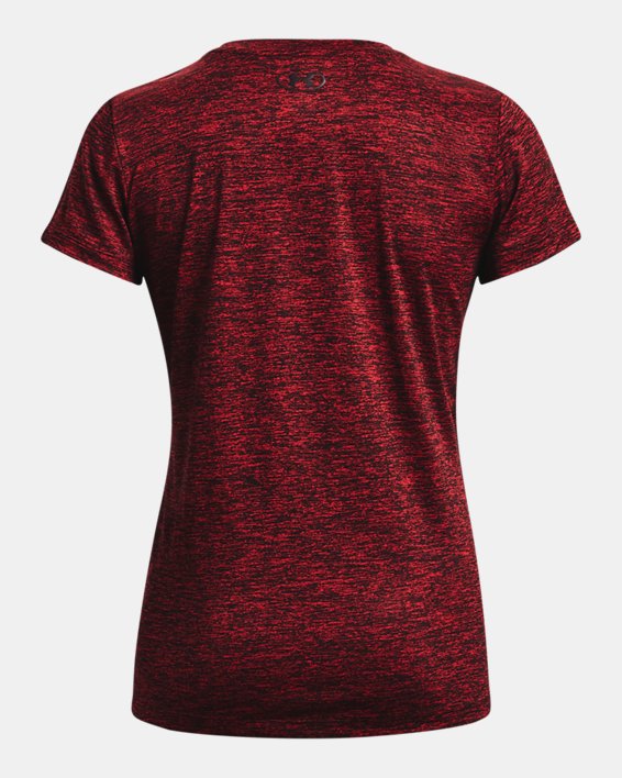 Women's UA Tech™ Short Sleeve in Red image number 5